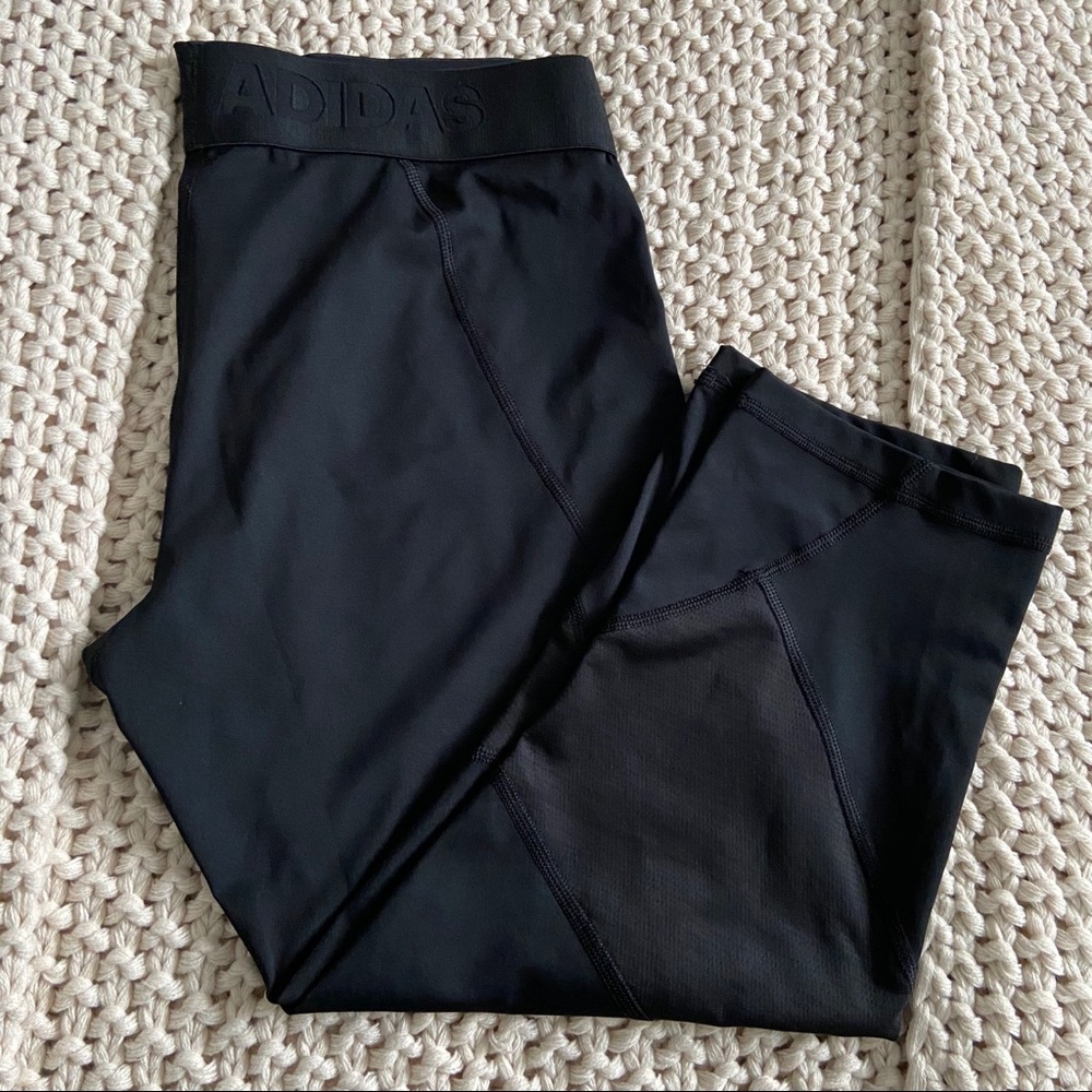 Adidas Alphaskin Crop Leggings